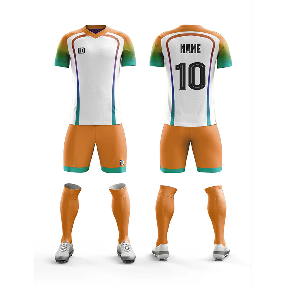 Improvment Sports 2024 Latest Design Soccer Uniform Set New Arrival Team Name Men Soccer Sports Football Uniforms For Sale